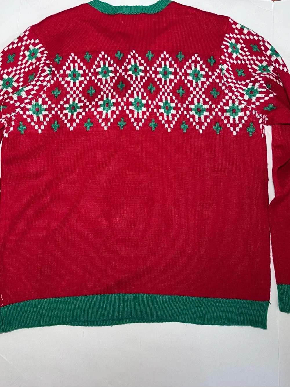 Festive Cow Ugly Christmas Sweater Mens XL ~ Holiday
